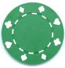 Poker Chips: Card Suits, 11.5 Gram / Heavy Weight, Green